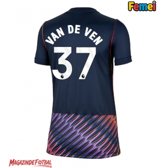 Tottenham Hotspur Micky van de Ven #37 Tricou Fotbal Replică 2026-27 Femei Deplasare
